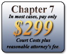 Chapter 7 only $299 to start